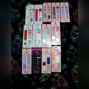 13 boxes Dashing Divas gloss Ultra shine gel palette stickers strips
